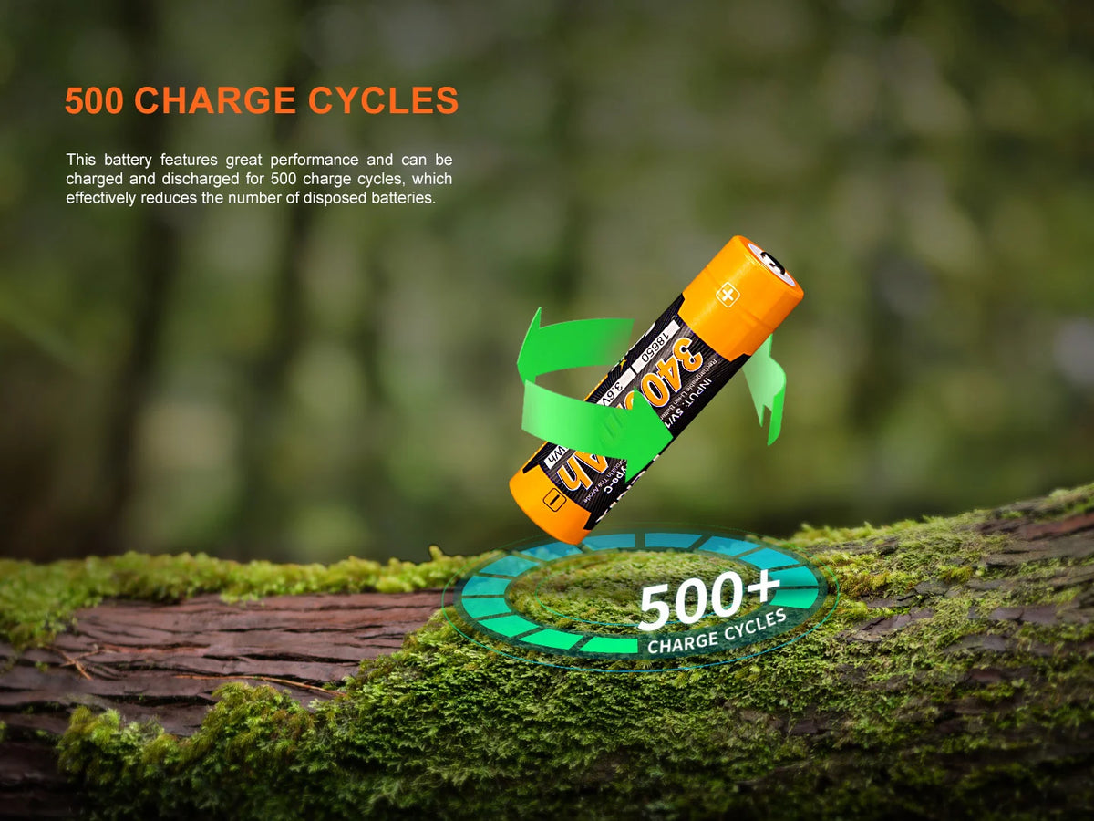 Fenix ARB-L18-3400U V3.0 USB Rechargeable 18650 Li-ion Battery – 3400mAh