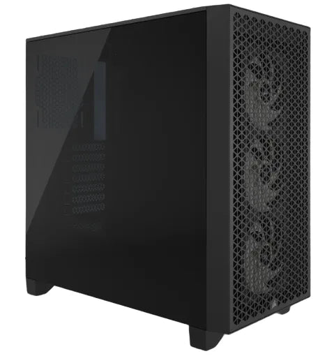 3000D RGB AIRFLOW Black Mid-Tower PC Case; 2x 3.5'' |  2x 2.5'' Drive Bays; Up to 360mm Radiator compatible; 3x 120mm fan incl