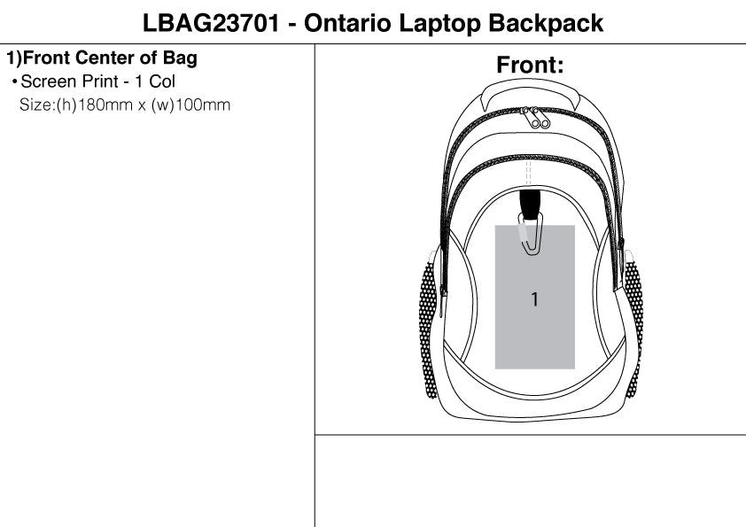Ontario Laptop Backpack