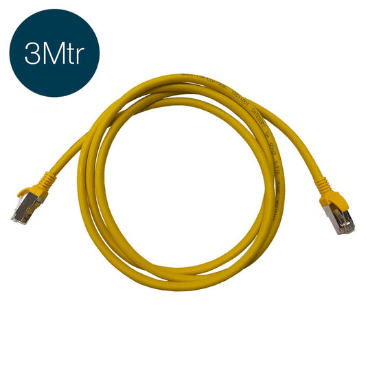 2m Cat6a Lsoh Moulded Flylead - Yellow