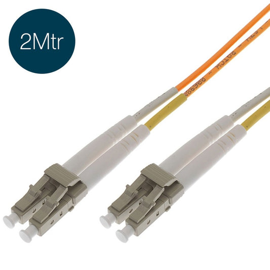 2m Fibre Patch Lead Dup Mm(50/125) Om2 Lc/lc