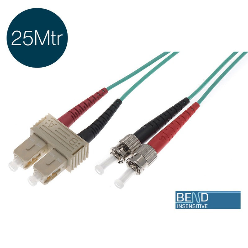 2m Fibre Patch Lead Dup Mm(50/125) Om3 Lc/st