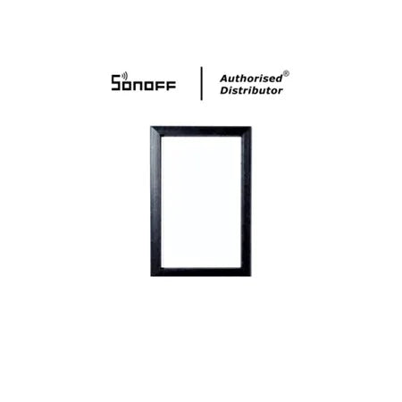 Frame for Sonoff Light Switches (Black) - Guards On Duty Shop & Security Guards