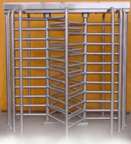 Heavy duty full height double 4 arm turnstile