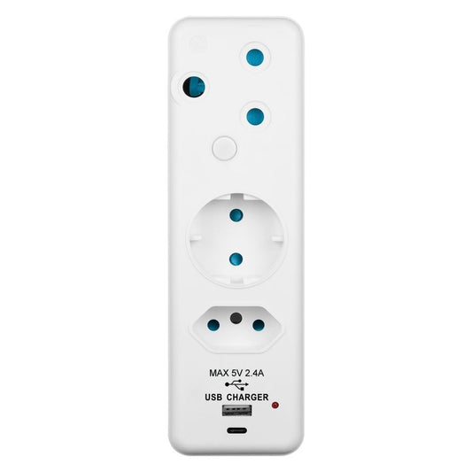 3-port Mp Red 1 X16a 3pin,1x5a 2pin,1xshuko Surge