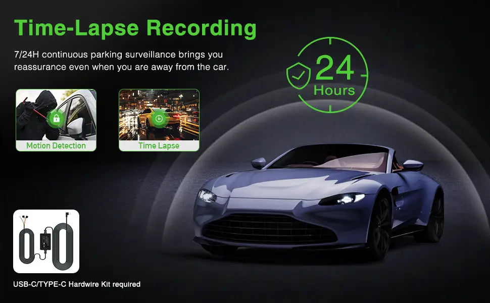 BNETA F300 2MP DashCam – 3 Channel Simultaneous recording