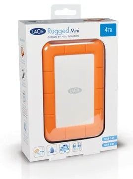 Seagate LaCie Rugged Mini; 4TB; USB 3.0; 2.5''