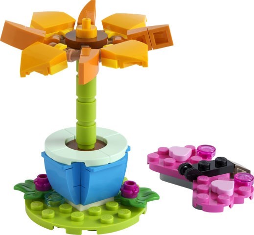LEGO Garden Flower and Butterfly — Set 30417 (Box of 30)