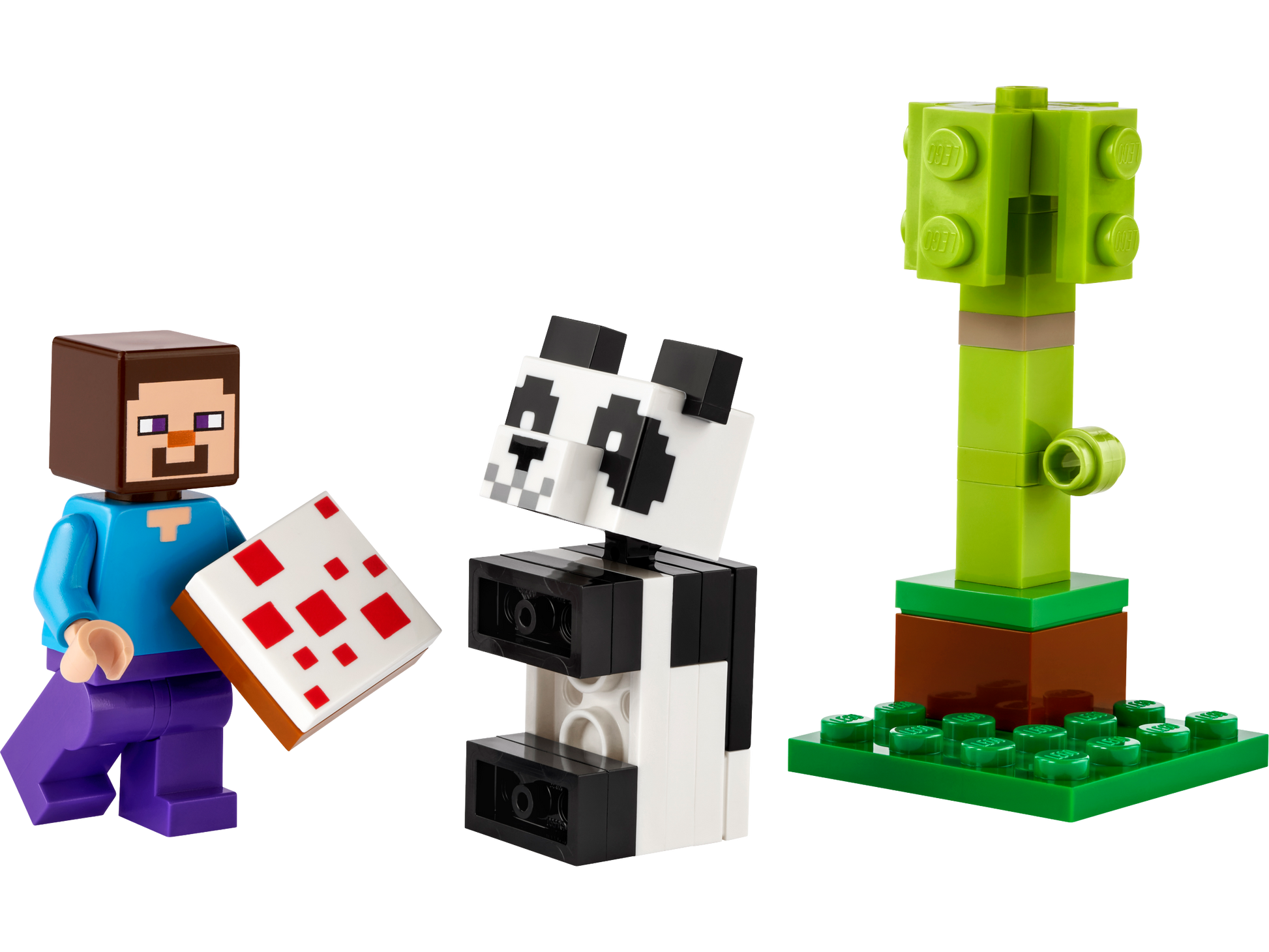 LEGO Steve and Baby Panda (Sold in Case Packs) — Set 30672 (Box of 30)