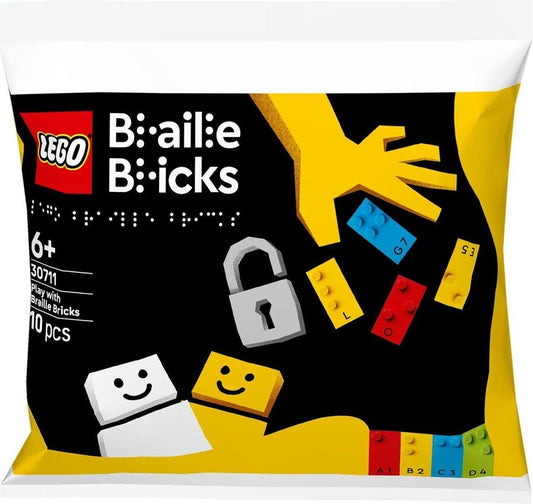 LEGO Play With Braille Bricks — Set 30711 (Box of 30)