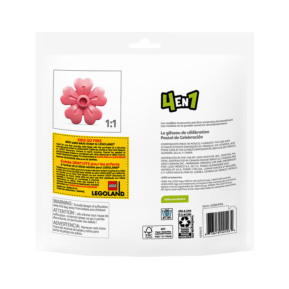 LEGO® DUPLO® My First Celebration Cake Recruitment Bag 30712