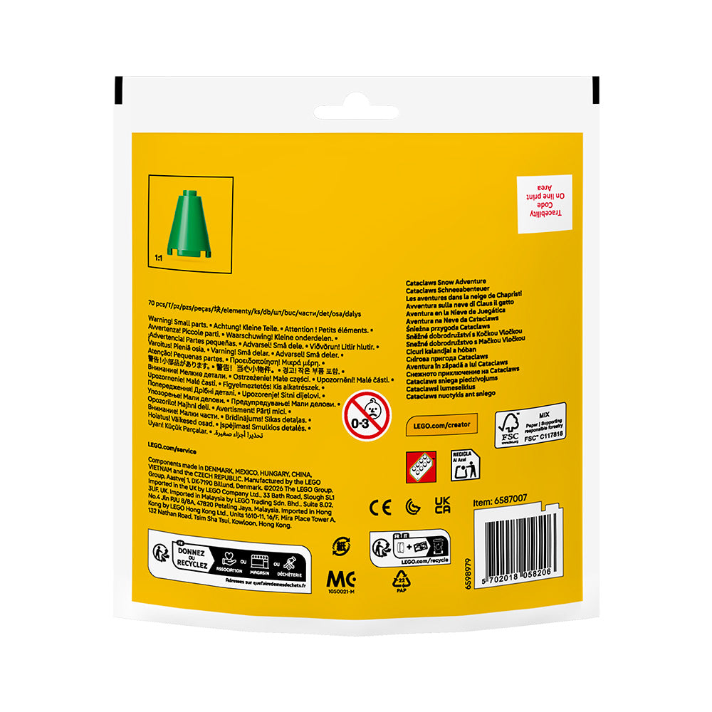 LEGO® CREATOR Cataclaws Snow Adventure Recruitment Bag 30718
