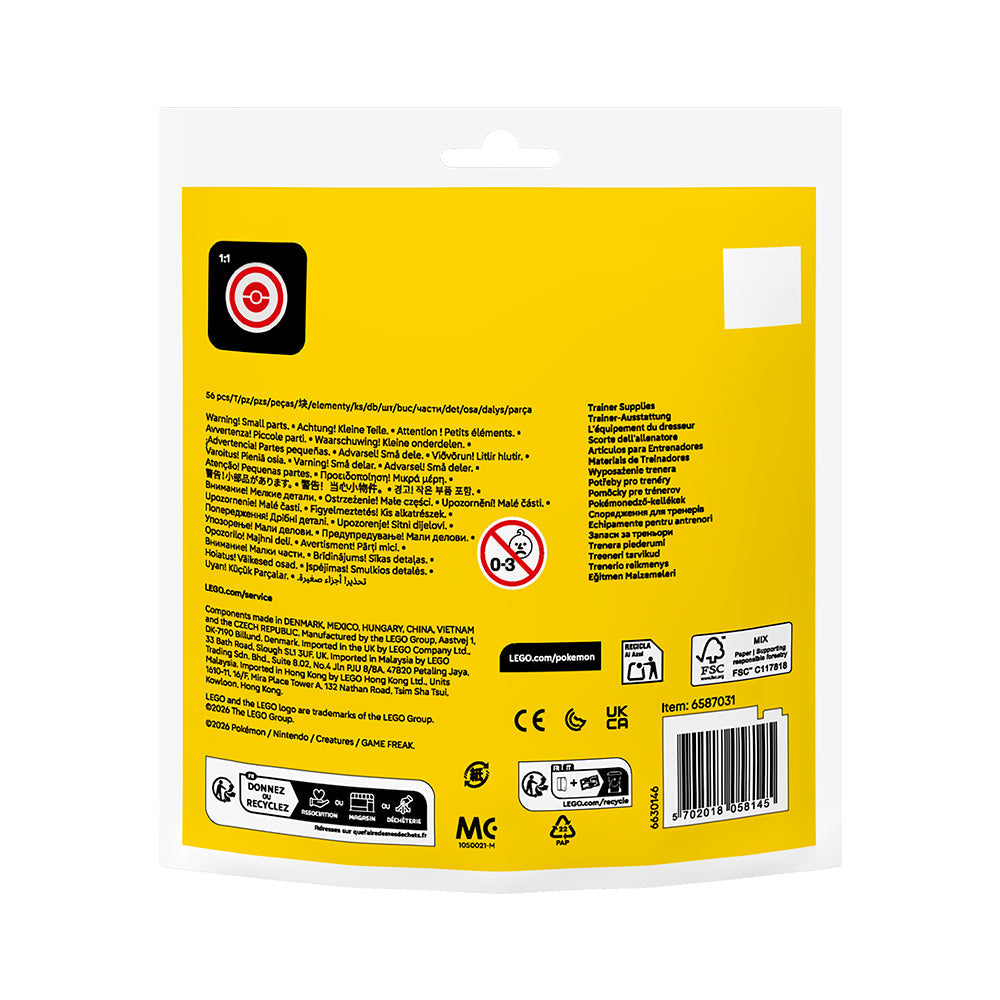 LEGO® Pokémon™ Trainer Supplies Recruitment Bag 30730