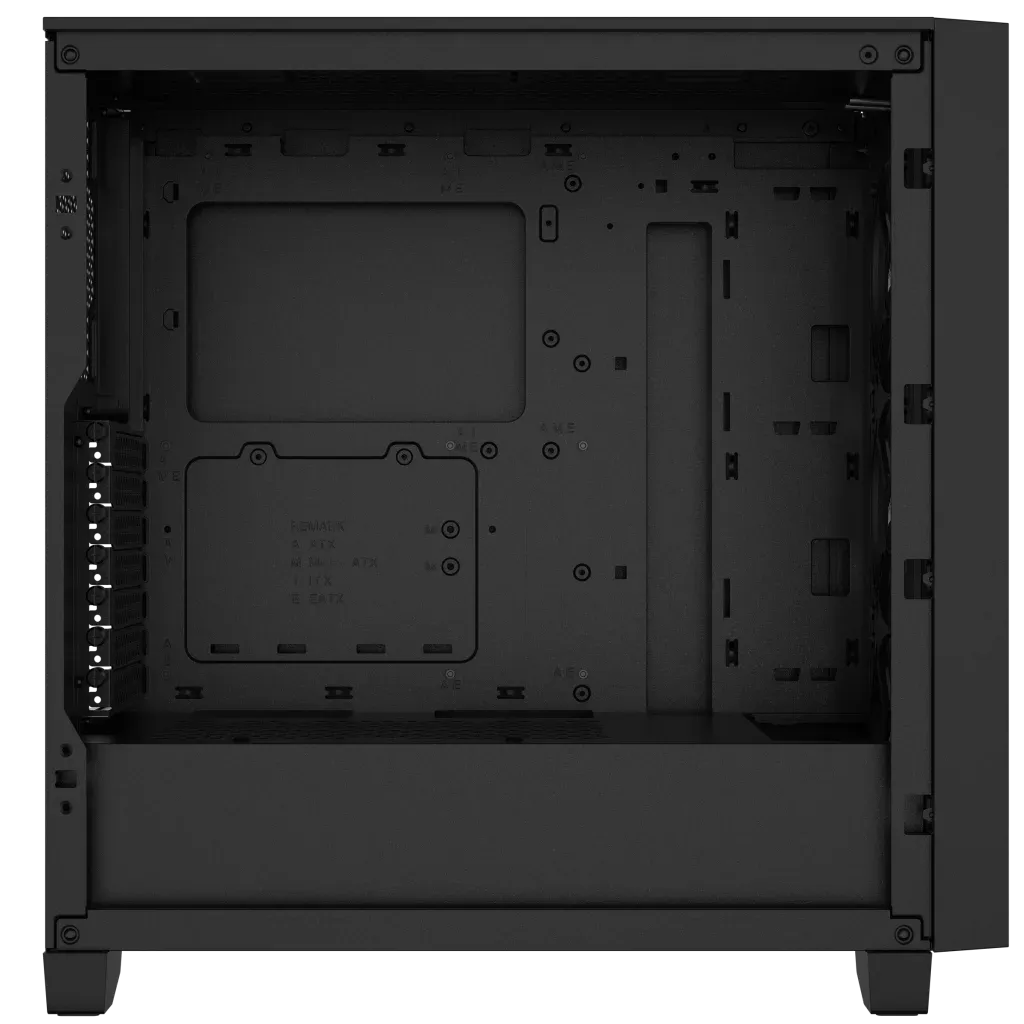 3000D RGB AIRFLOW Black Mid-Tower PC Case; 2x 3.5'' |  2x 2.5'' Drive Bays; Up to 360mm Radiator compatible; 3x 120mm fan incl