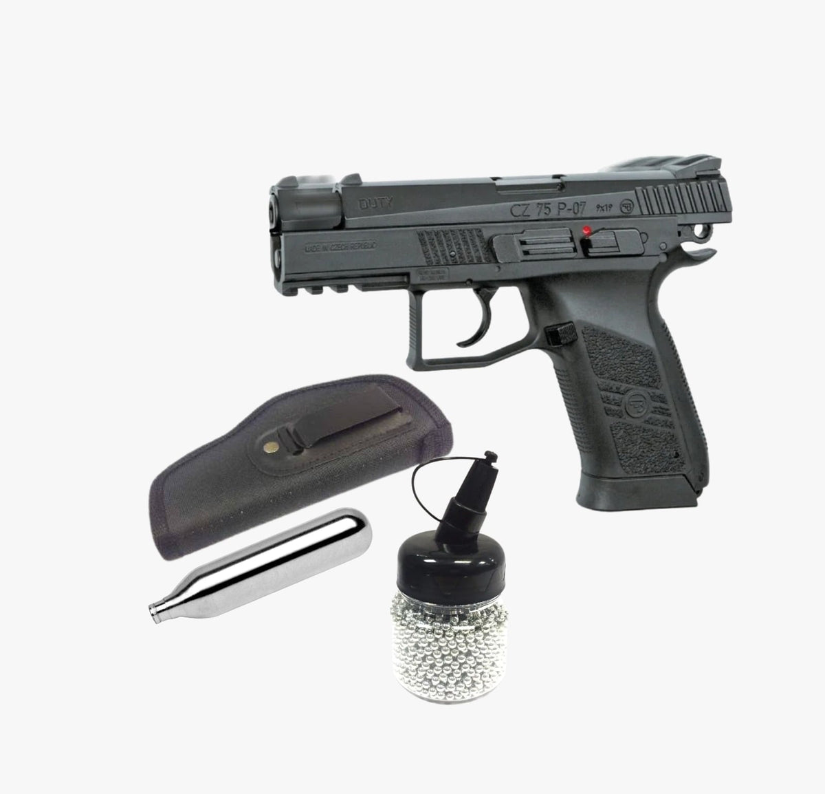 Asg Cz75 P07 Duty 4.5mm Bb Pistol 16726 Combo 2