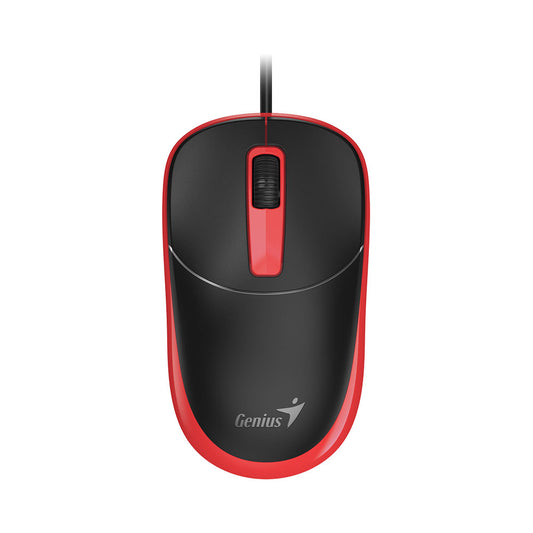 Genius Dx-123 1.5m Usb Classic Optical Mouse - Black/red — Genius | Guards on Duty Shop