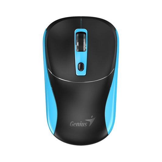 Genius Nx-7123 2.4ghz Wireless Optical Mouse with Copilot Button - Black/blue — Genius | Guards on Duty Shop
