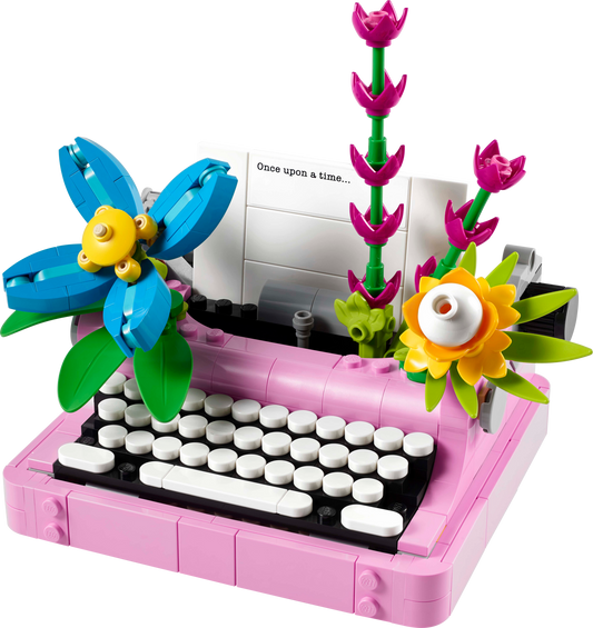 LEGO Typewriter With Flowers — Set 31169
