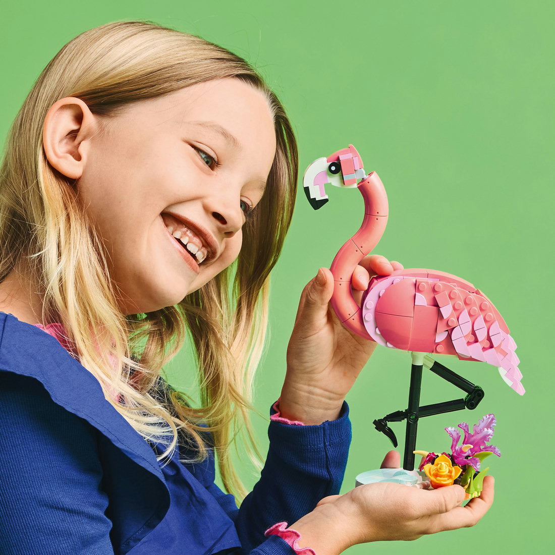 LEGO® Creator 3in1 Wild Animals: Pink Flamingo Animal Toy Playset 31170