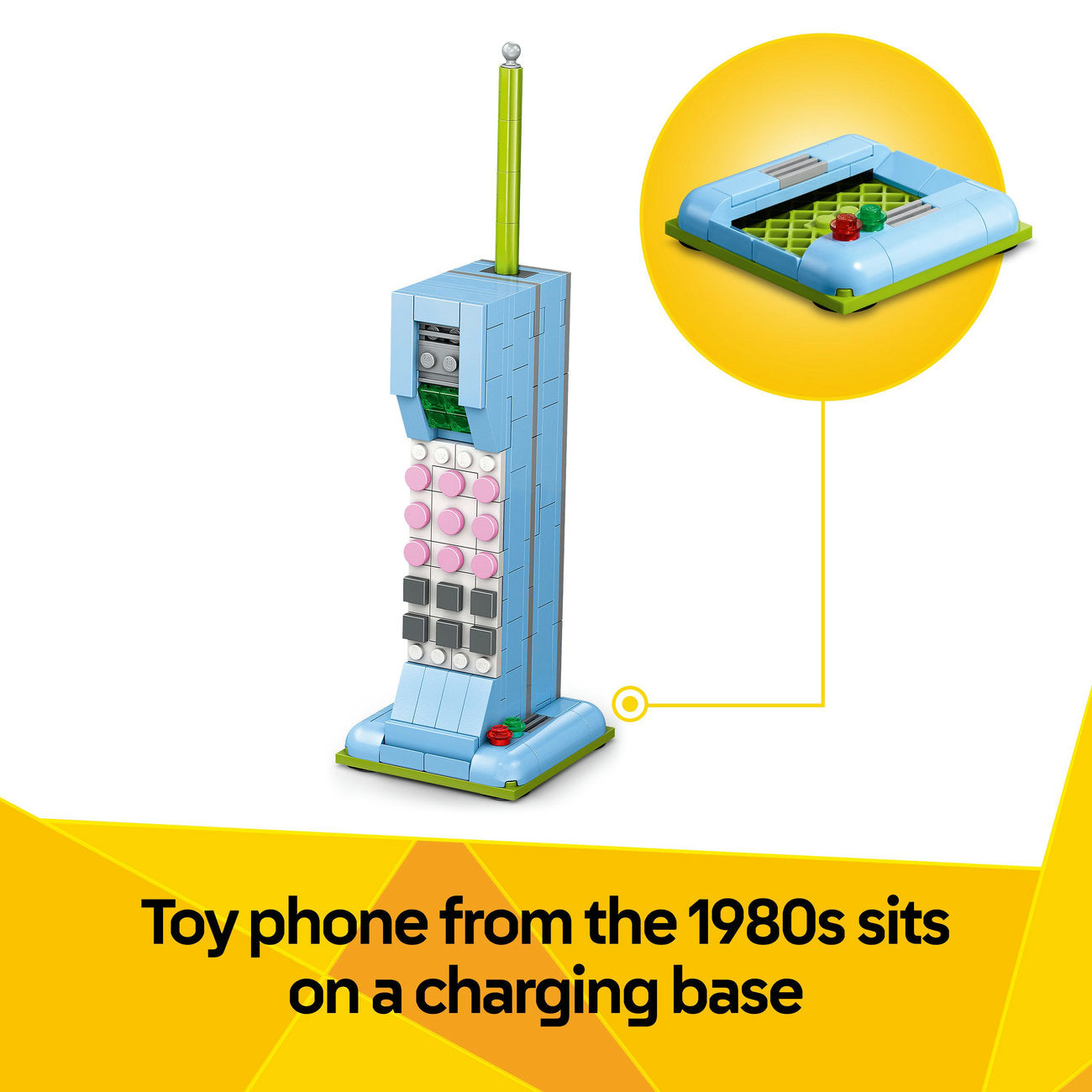 LEGO® Creator 3in1 Retro Telephone Nostalgic and Vintage Toy Phones 31174