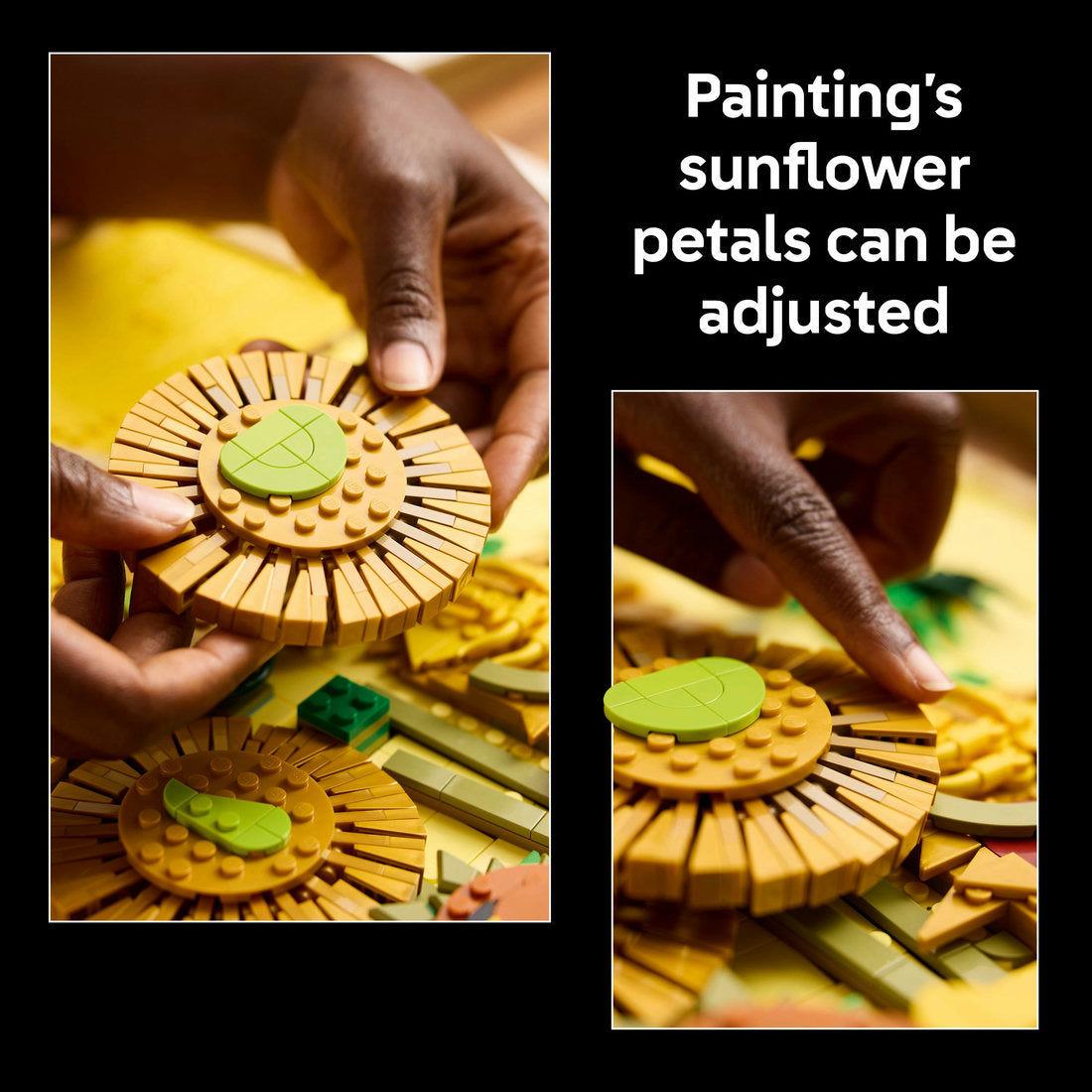 LEGO® Art Vincent van Gogh – Sunflowers Wall Artwork Building Set 31215