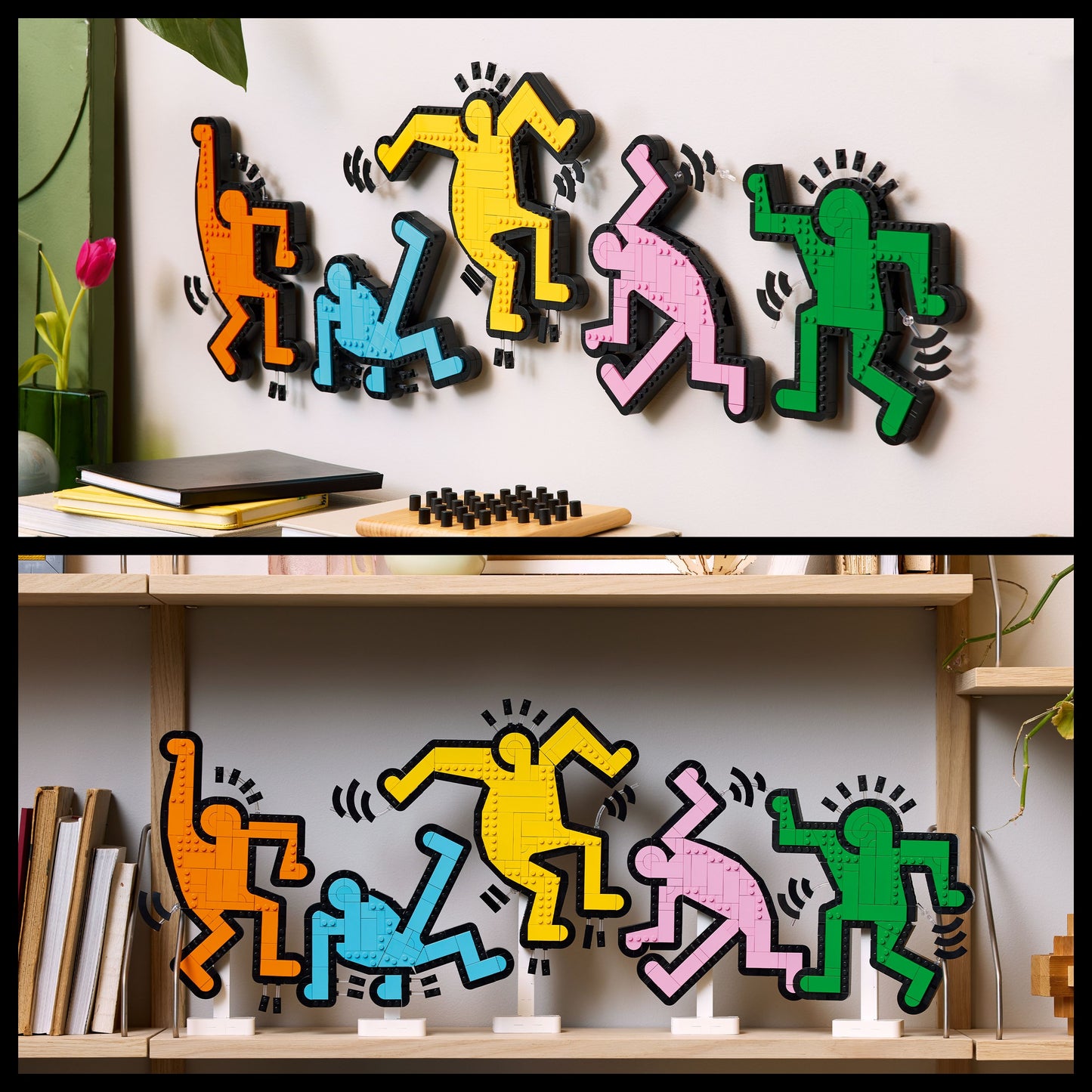 LEGO® Art Keith Haring – Dancing Figures Living Room Decor Set 31216