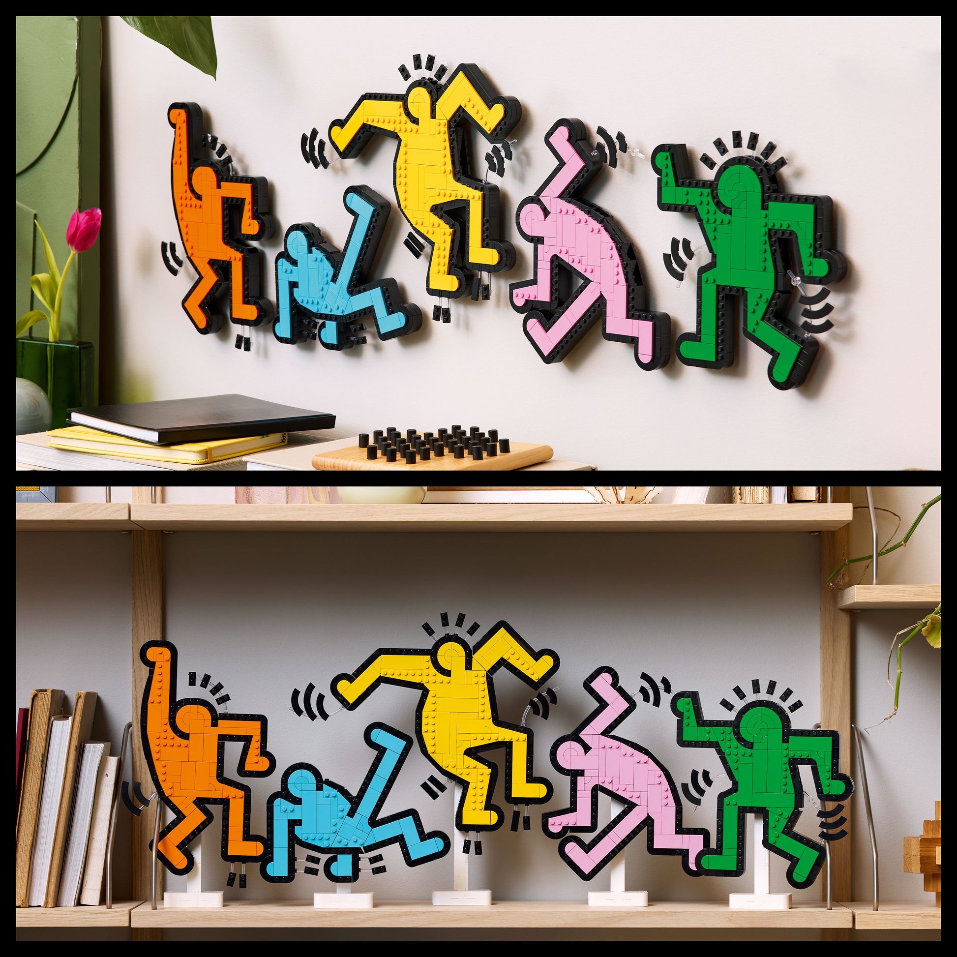 LEGO® Art Keith Haring – Dancing Figures Living Room Decor Set 31216