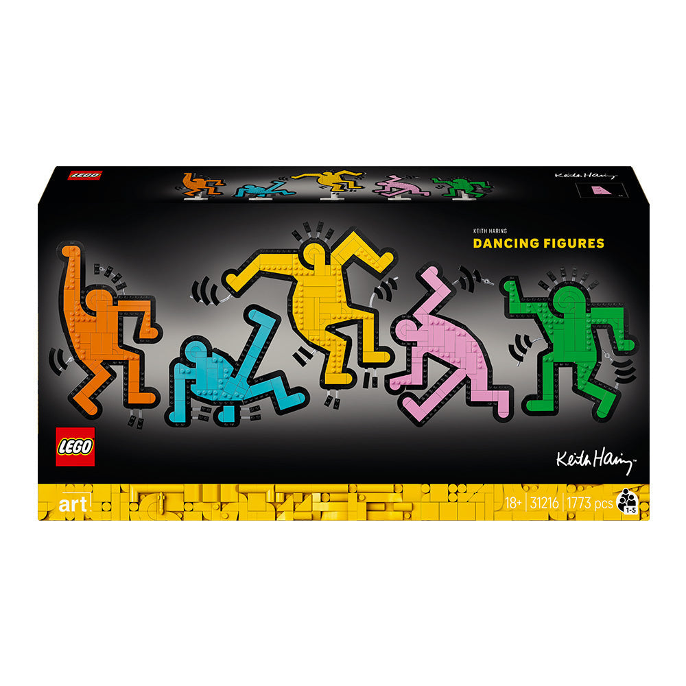 LEGO® Art Keith Haring – Dancing Figures Living Room Decor Set 31216