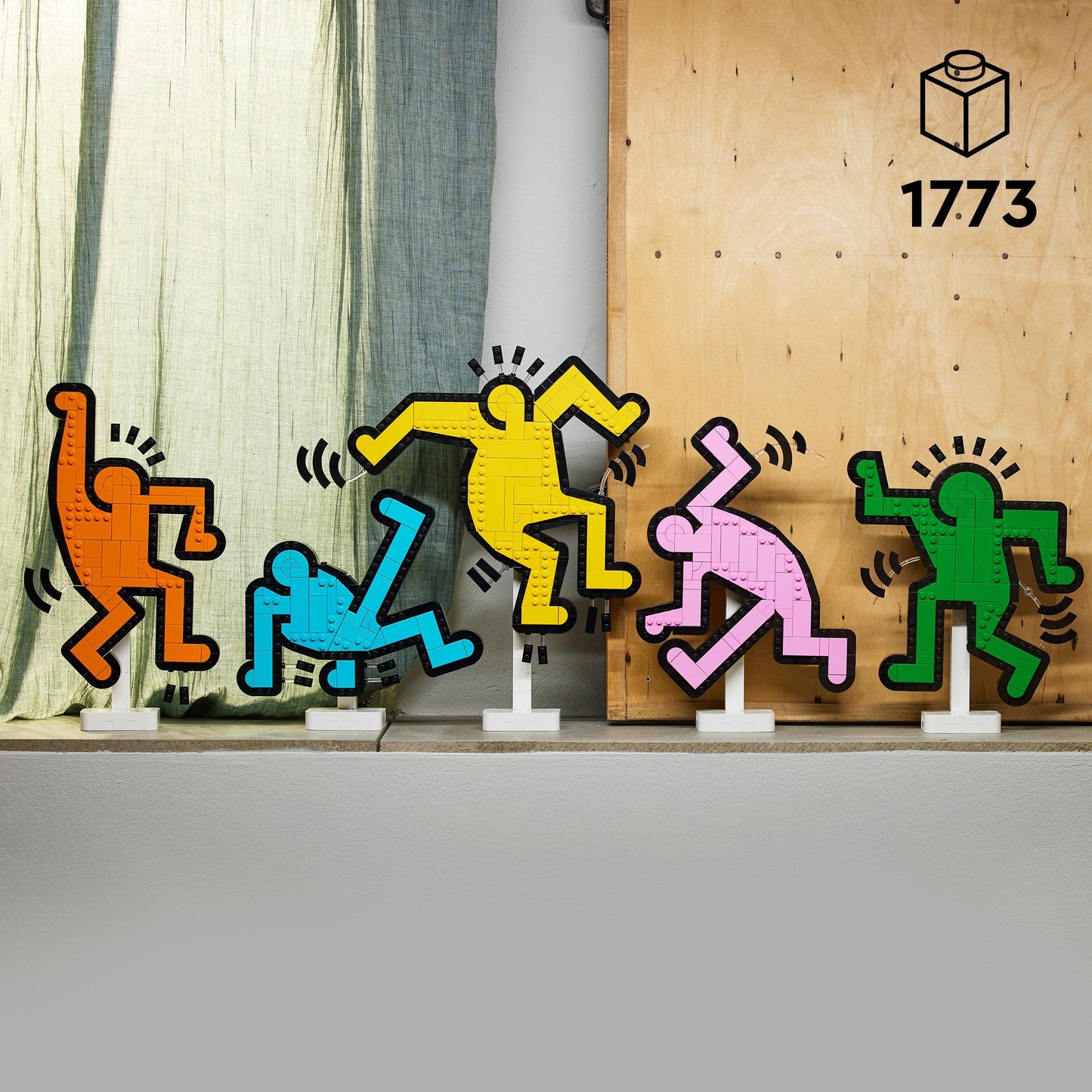 LEGO® Art Keith Haring – Dancing Figures Living Room Decor Set 31216