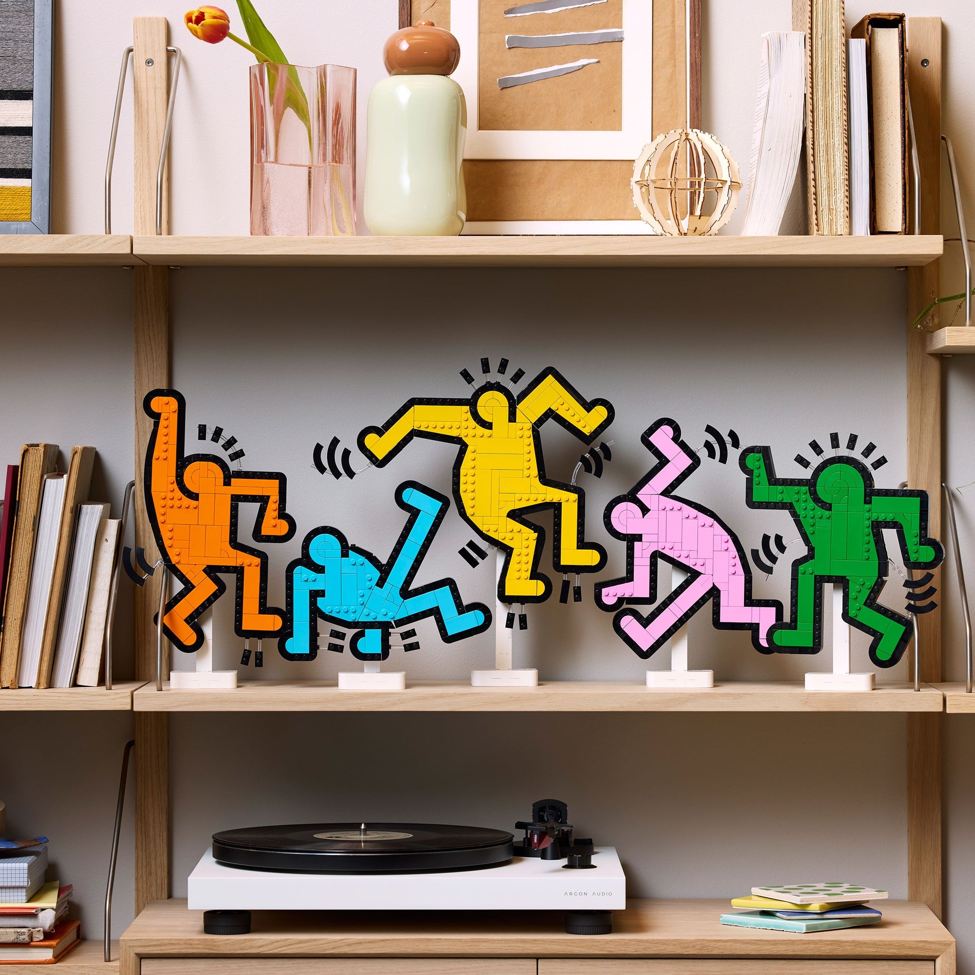 LEGO® Art Keith Haring – Dancing Figures Living Room Decor Set 31216