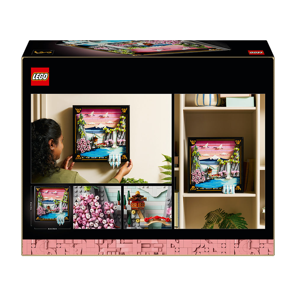 LEGO® Art Japanese Cherry Blossom Landscape Wall Art 31218