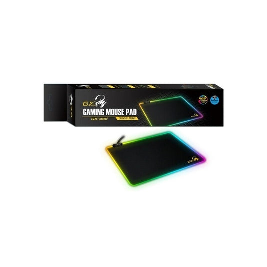 GENIUS MOUSE PAD, GX-PAD 300S RGB BLACK - 320x270x3mm