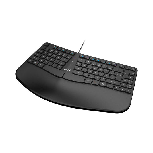 GENIUS KB-700 ERGONOMIC 1.5M USB KEYBOARD WITH PALM REST - Guards On Duty Shop & Security Guards