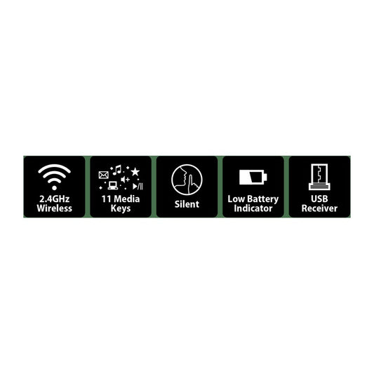 GENIUS USB KM-8206S SILENT WIRELESS COMBO KIT