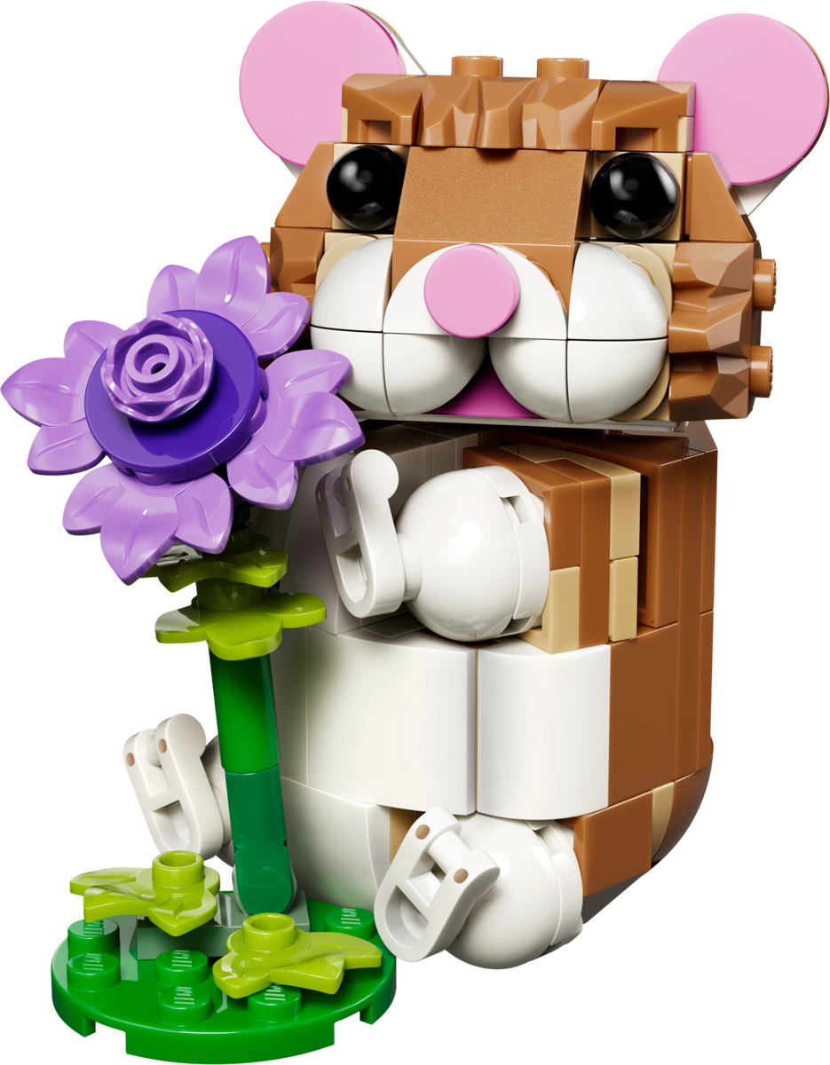 LEGO Cute Hamster With A Flower — Set 31376