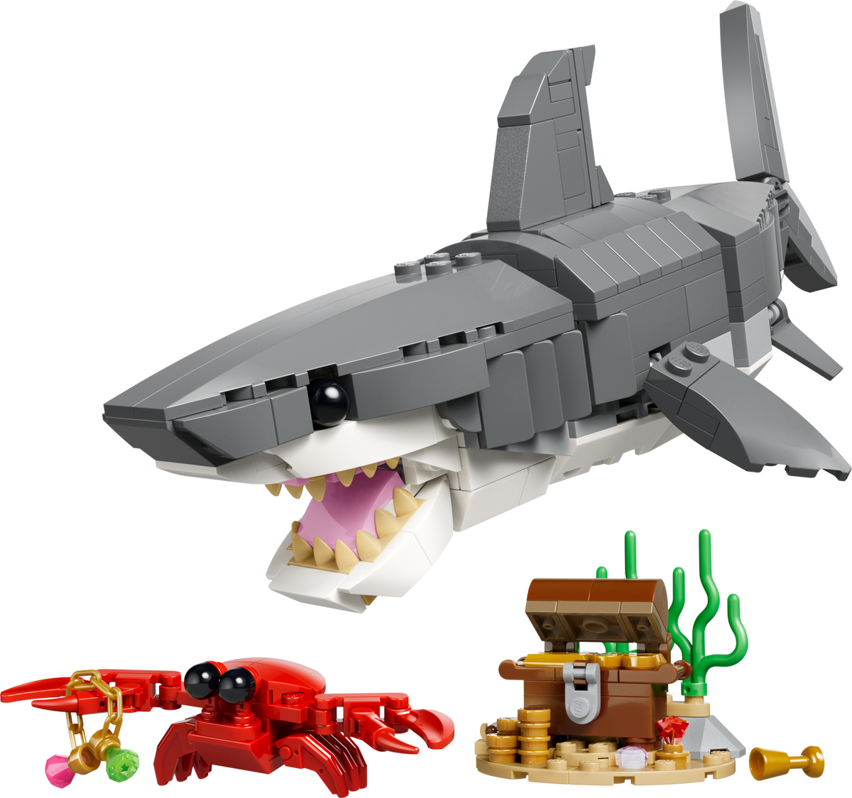 LEGO Fierce Shark With A Treasure Chest — Set 31381