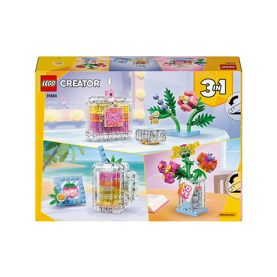 LEGO® Creator 3 in 1 Floral Decor Perfume Bottle 31383
