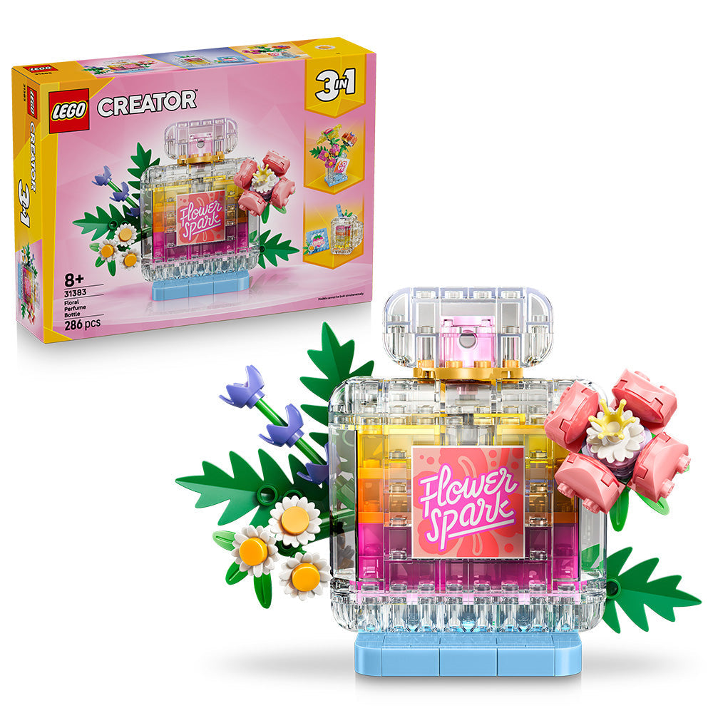 LEGO® Creator 3 in 1 Floral Decor Perfume Bottle 31383