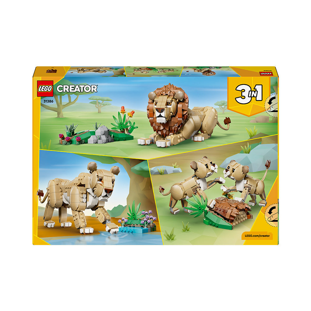 LEGO® Creator 3 in 1 Wild Animals: Majestic Lion Toy 31386