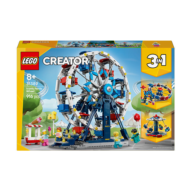 LEGO® Creator 3 in 1 Iconic Ferris Wheel Building Toy 31389