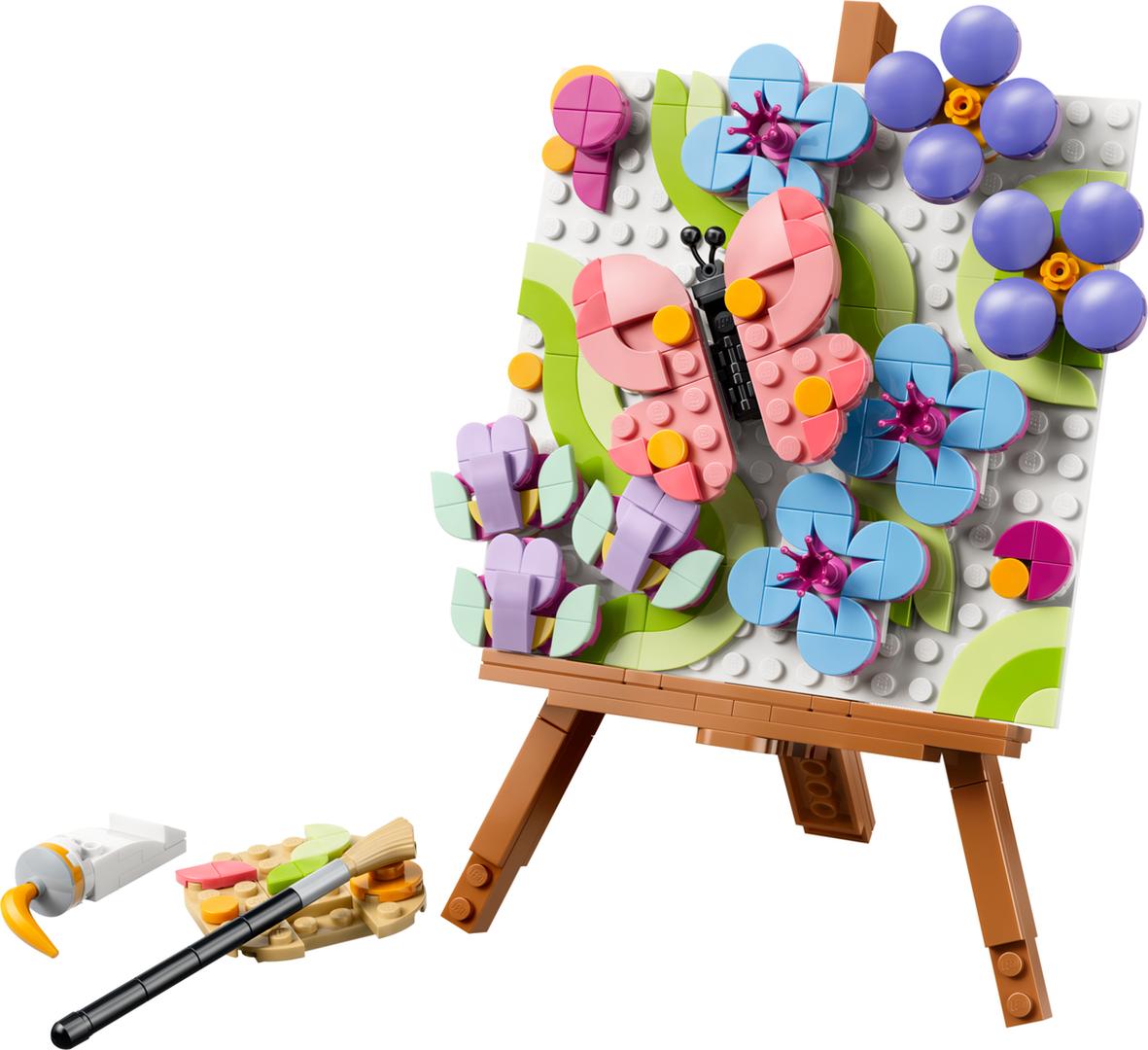 LEGO Floral Art Decor Painting — Set 31390