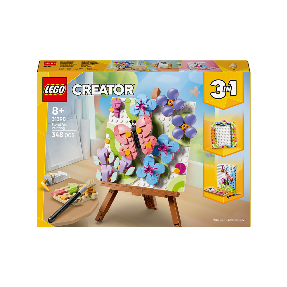 LEGO® Creator 3 in 1 Floral Art Decor Painting 31390