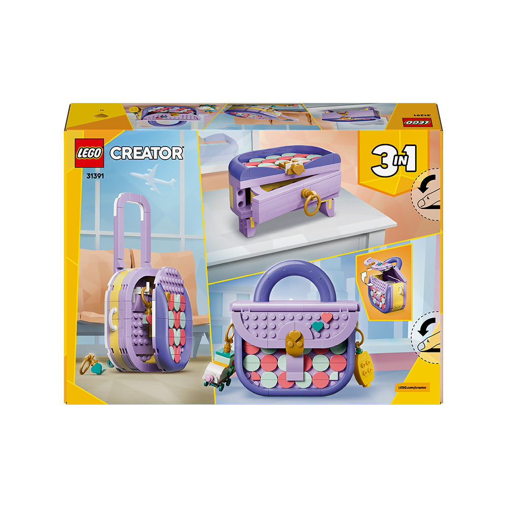 LEGO® Creator 3 in 1 Art Fashion Bag with Storage 31391