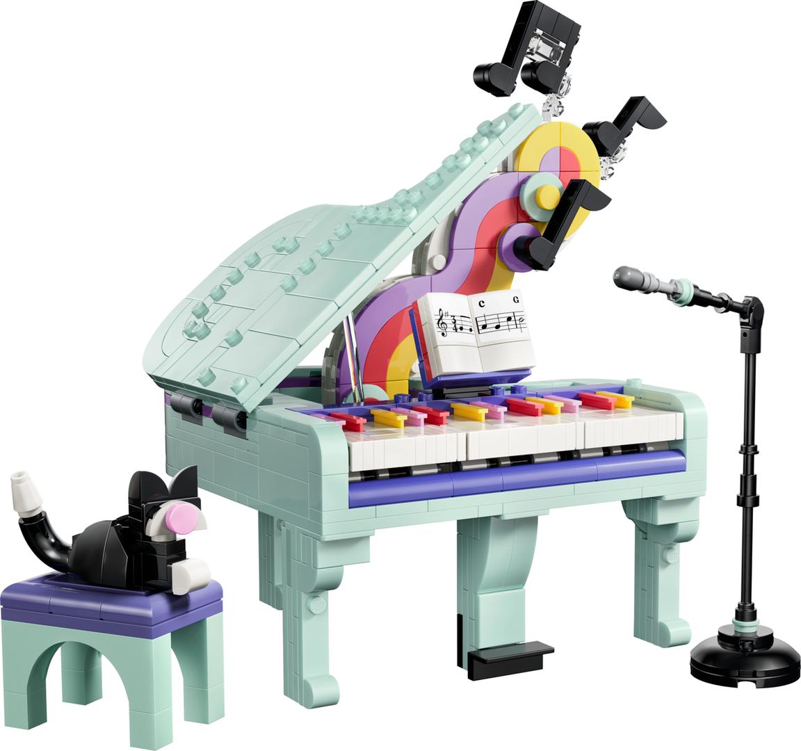 LEGO Music Decor Piano with Cat — Set 31392