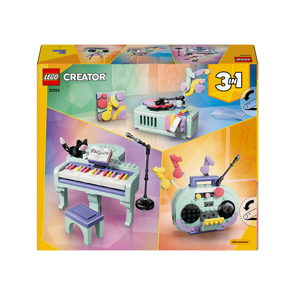 LEGO® Creator 3 in 1 Music Decor Piano with Cat 31392
