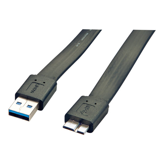 Lindy 2m Usb3.0 Flat A-m to Micro-b Cable (31471) — Lindy | Guards on Duty Shop