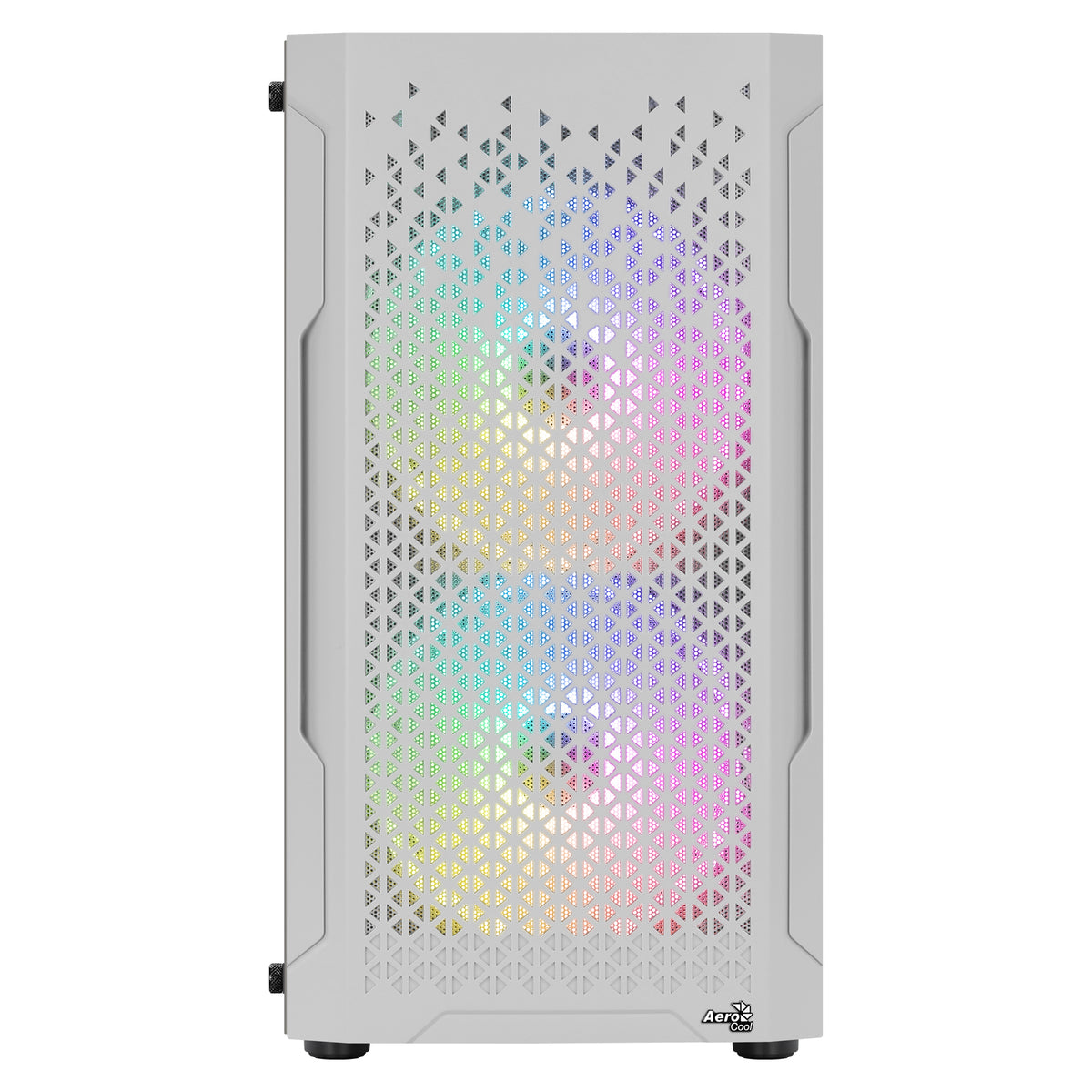 Aerocool Trinity Mini White tower case - 2x 140mm and 1x 120mm RGB included - Micro ATX - 2x3.5'' or 3x 2.5'' - 240mm radiator
