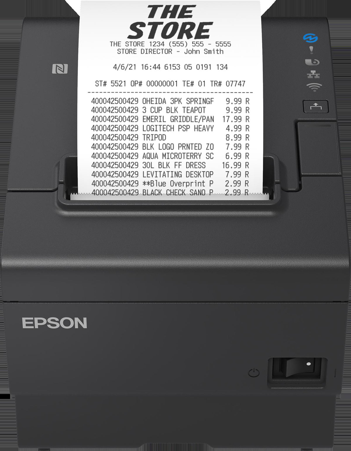 Epson C31CJ57112 Epson TM-T88VII USB Ethernet Serial PS Black EU USB Ethernet interface.