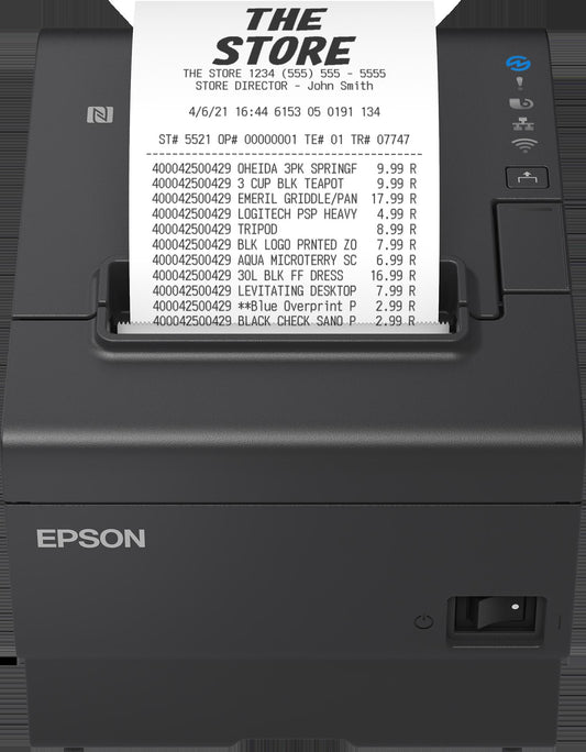 Epson C31CJ57112 Epson TM-T88VII USB Ethernet Serial PS Black EU USB Ethernet interface.