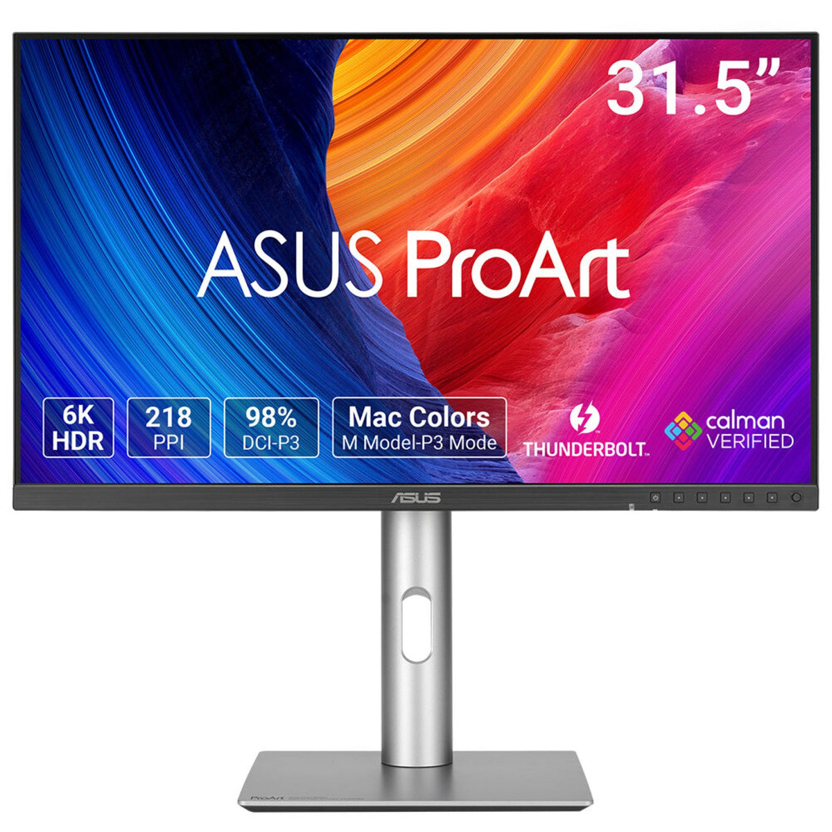 ASUS PA32QCV| 31.5 6K |IPS|60Hz|AR 16:9|5ms-GTG|400 NITS|1500:1|VA 178|TB|USB|HDMI|Calman-Delta E<2|99% DCI-P3| 99% Adobe RGB|